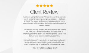 Coach Spotlight: Stu Wright Coaching Gym Space Hire with Elemental Fitness Leeds